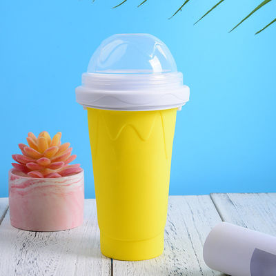 10.5*6*21cm Slushy Maker Cup Grado alimenticio Silicona Pinch Slush Cup Tipos de vasos de helado