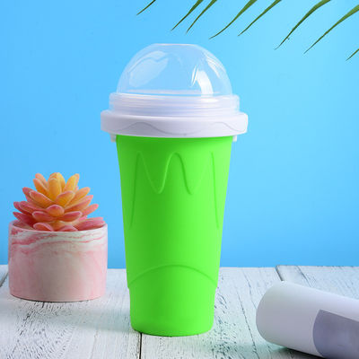 10.5*6*21cm Slushy Maker Cup Grado alimenticio Silicona Pinch Slush Cup Tipos de vasos de helado