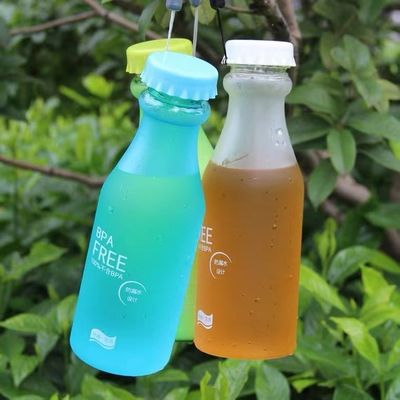 Botella de agua libre de BPA de 550 ml para niños de escuela 6.8x20cm