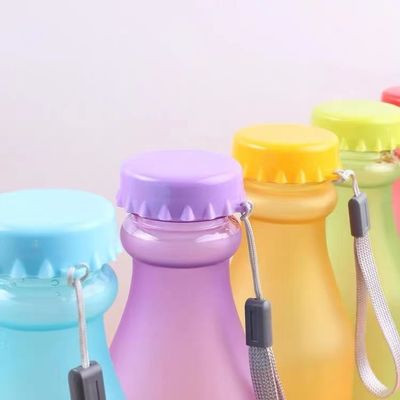 Botella de agua libre de BPA de 550 ml para niños de escuela 6.8x20cm