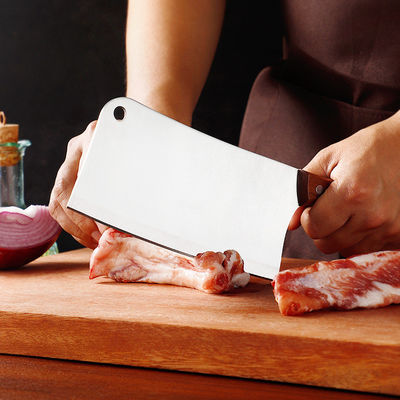 Mejora tu cocina con cuchillos de mano de madera 3CR13 cuchillas de acero inoxidable