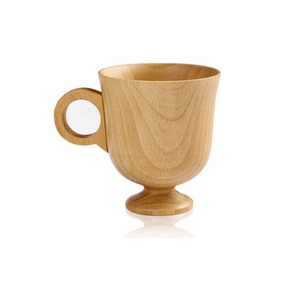 Taza de café de madera japonesa de uso doméstico de madera sólida