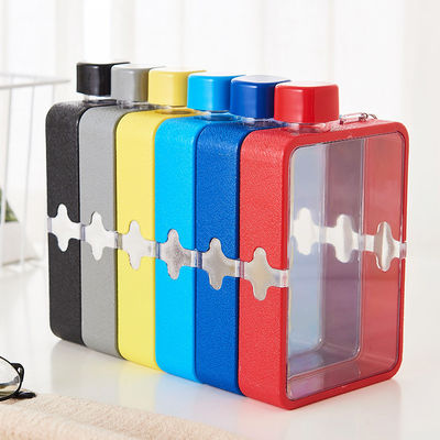 Botella de agua deportiva libre de 380 ml BPA con logotipo personalizado y diseño minimalista