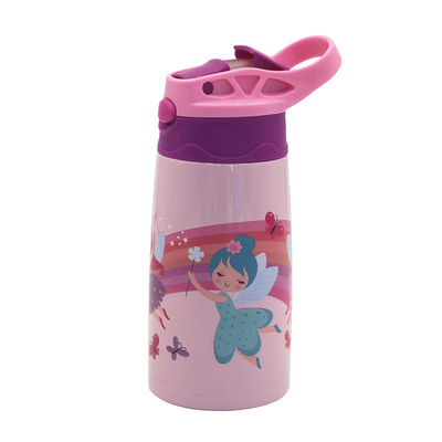 Aislamiento térmico personalizado TOUR Kids Botella de agua con acero inoxidable y tapa libre de BPA