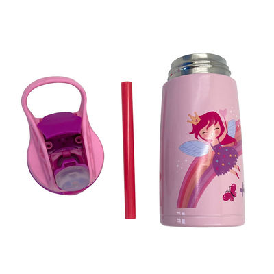 Aislamiento térmico personalizado TOUR Kids Botella de agua con acero inoxidable y tapa libre de BPA