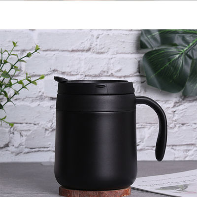 Logotipo personalizado aceptable 350ML12oz de acero inoxidable Taza de viaje de café con mango