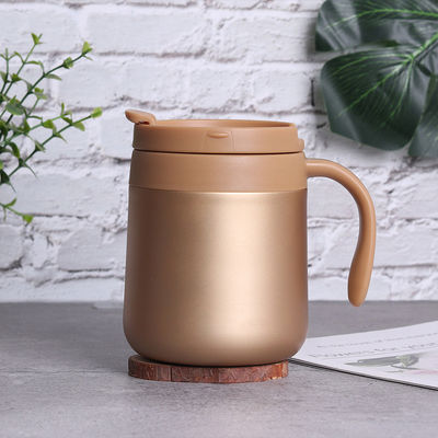 Logotipo personalizado aceptable 350ML12oz de acero inoxidable Taza de viaje de café con mango