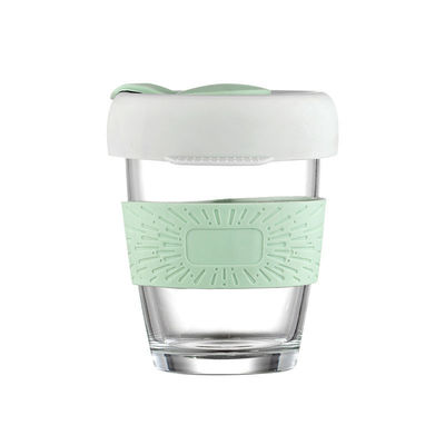 1 pieza logotipo personalizado borosilicato aislado taza de café tumbler para botella de agua
