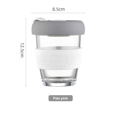 1 pieza logotipo personalizado borosilicato aislado taza de café tumbler para botella de agua
