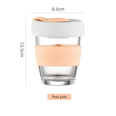 1 pieza logotipo personalizado borosilicato aislado taza de café tumbler para botella de agua