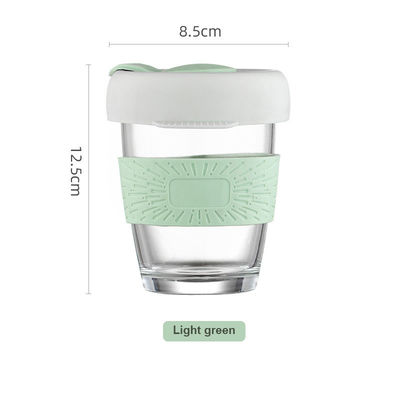 1 pieza logotipo personalizado borosilicato aislado taza de café tumbler para botella de agua