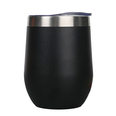 SUMSUN 12 oz de doble pared de acero inoxidable vacío aislado taza de café de vino tumbler vacaciones bebé