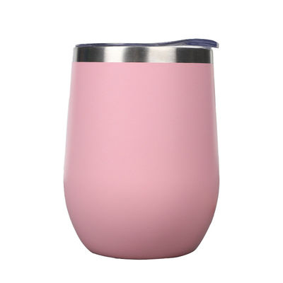 SUMSUN 12 oz de doble pared de acero inoxidable vacío aislado taza de café de vino tumbler vacaciones bebé