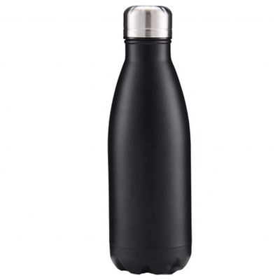 Botella de agua de vacío de doble pared de acero inoxidable en forma de cola de 500 ml para diseños personalizados