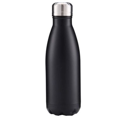 Aislamiento térmico 500 ml de acero inoxidable de doble pared Botella de agua de vacío de forma de cola botella deportiva de sublimación