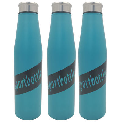 Botella de agua para adultos de acero inoxidable de 750 ml con diseño ecológico