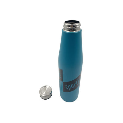Botella de agua para adultos de acero inoxidable de 750 ml con diseño ecológico