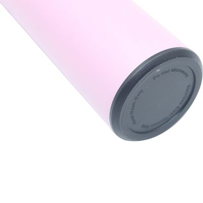 Botella de agua aislada al vacío de doble pared de acero inoxidable con pantalla de temperatura LED