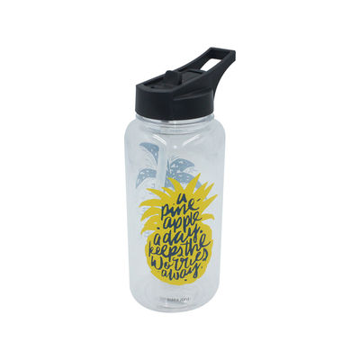 Estilo de diseño contemporáneo botella de agua de plástico ecológica personalizada para el logotipo de la escuela