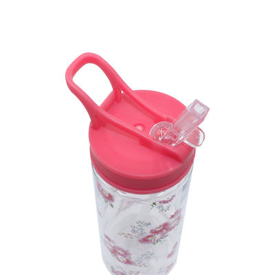 Botella de agua pastoral portátil personalizada para niñas 7.3x7.9x23.2cm Diseño pastoral