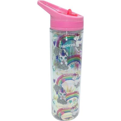 Botella de agua de moda de entrenamiento de plástico de deporte para adultos hecha a medida