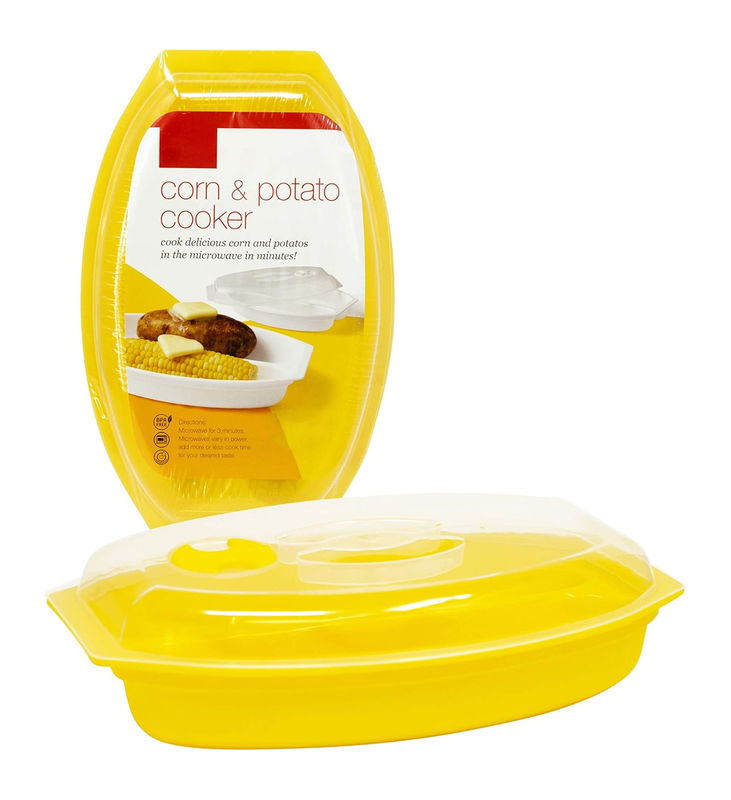 Vaporizadores de microondas sin BPA Vaporizador de maíz y papas Cocinador Lavavajillas Color personalizado seguro
