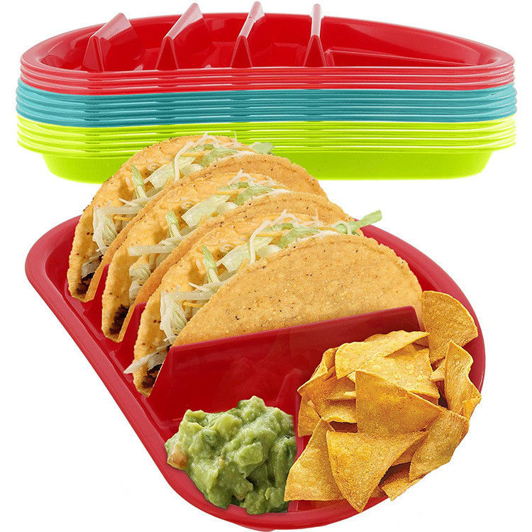 Lavadoras de platos sostenibles, seguras y libres de BPA, placas de plástico de microondas para regresar a la escuela