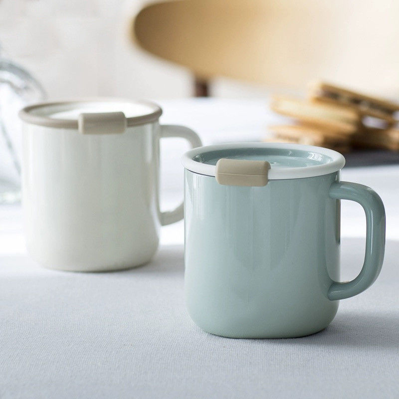 Tazas de café de oficina Mesa de arriba Taza de té regalo de cumpleaños 420ml con tapa de conservación de calor
