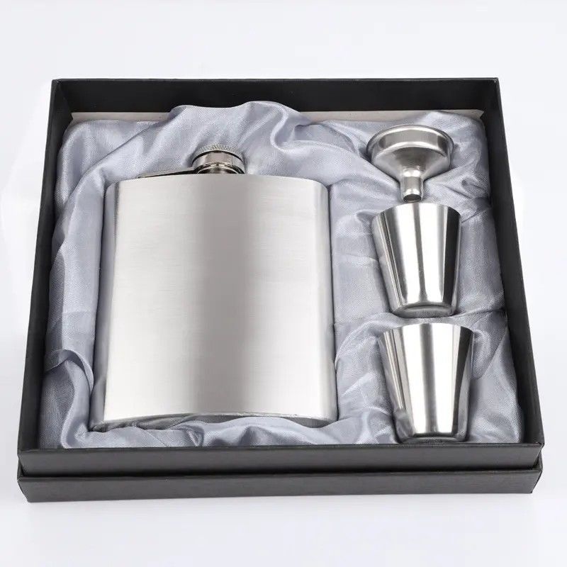 Flasca de la cadera de acero inoxidable 304 para alcohol negro mate Capacidad 1 oz 2 oz 3 oz 4 oz 5 oz
