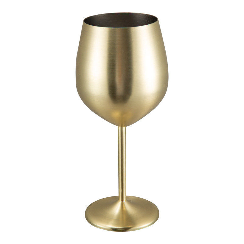 Levanta tu copa con estilo con esta copa de vino tinto de exterior de acero inoxidable 304 duradero