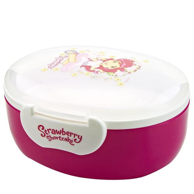 Caja Bento de plástico Caja de almuerzo con cerradura para niños Característica calefactible estilo europeo
