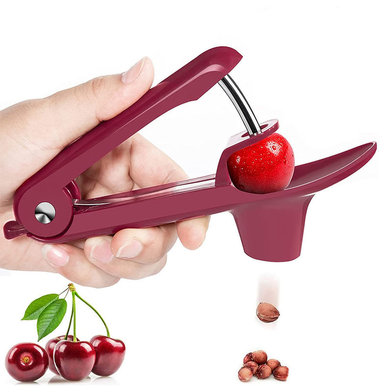 Herramientas de frutas y verduras Conchas de cereza con diseño de cerradura para ahorrar espacio
