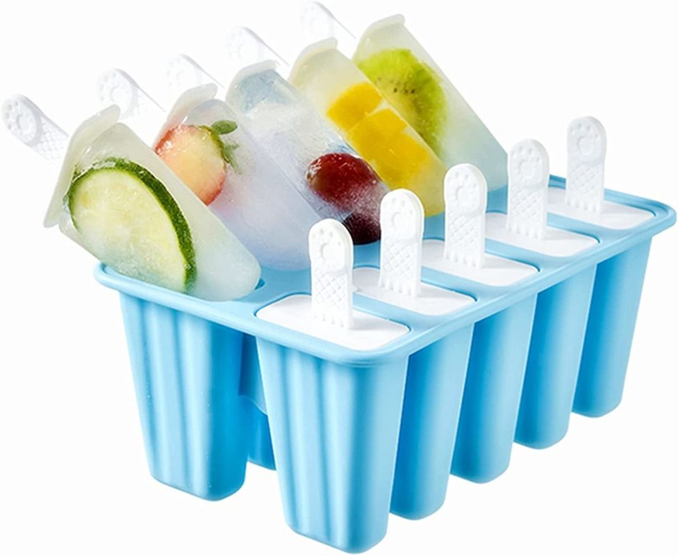 Logotipo fácil de personalizar Molde de helados de silicona para hacer que los cubitos de hielo sean reutilizables y duraderos
