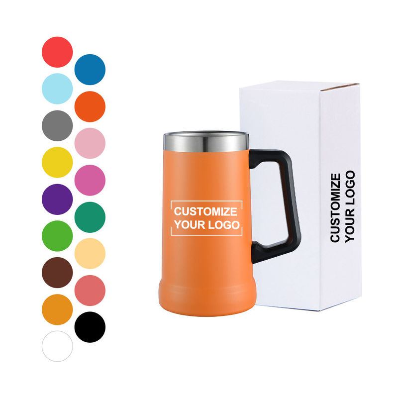 350g de doble pared de vacío aislante de acero inoxidable taza de cerveza 16 oz 24 oz tipo de bebida tazas