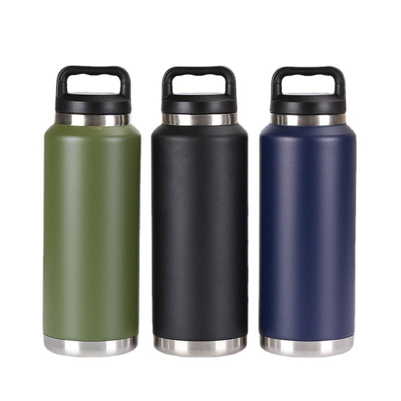Botella de agua de acero inoxidable de 26 oz gran capacidad botellas de doble pared portátiles de 18 oz