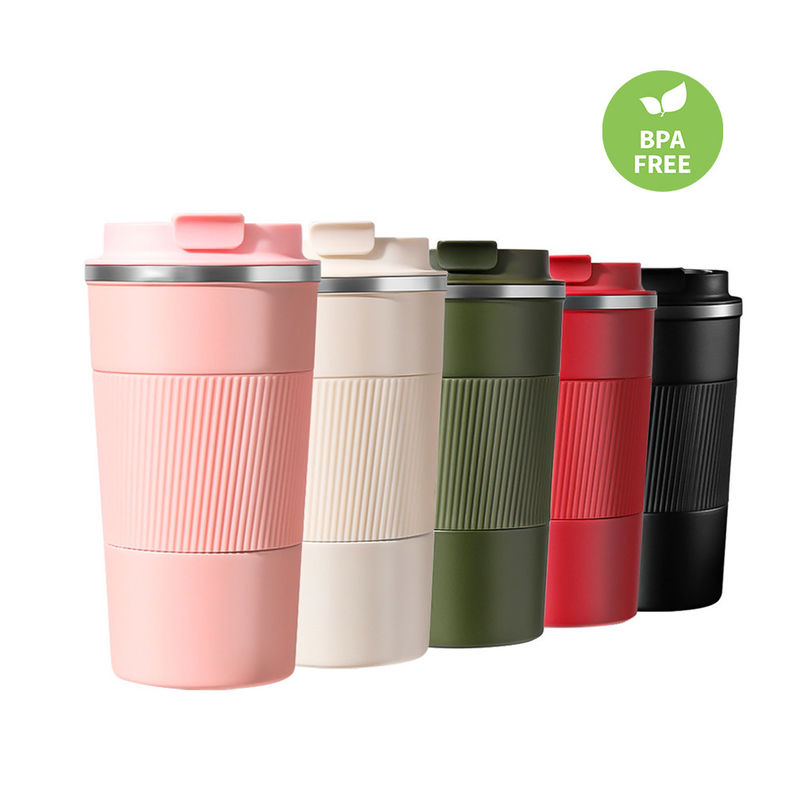 380ml Capacidad Taza de café de acero inoxidable para viajes en coche colores personalizados aceptados
