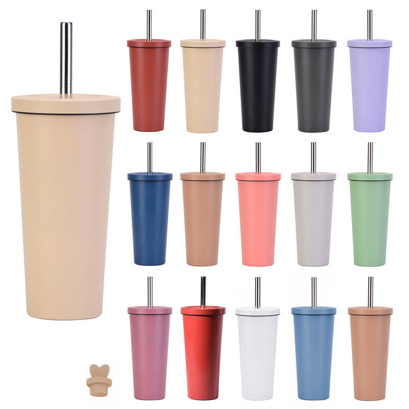 16 oz 24 oz personalizado DIY Taza de café viaje Taza de agua de doble pared de acero inoxidable Tumbler