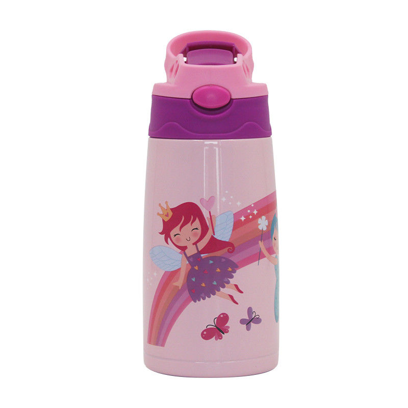 Aislamiento térmico personalizado TOUR Kids Botella de agua con acero inoxidable y tapa libre de BPA